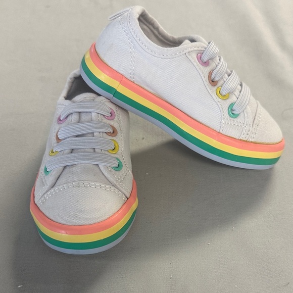 Gymboree - Colorful Kids Sneakers w/ elastic laces - Picture 1 of 7